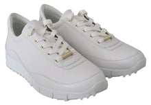 Load image into Gallery viewer, Jimmy Choo Elegant White Leather Sneakers
