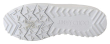 Load image into Gallery viewer, Jimmy Choo Elegant White Leather Sneakers
