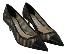 Load image into Gallery viewer, Jimmy Choo Elegant Black Mesh Pointed Toe Pumps
