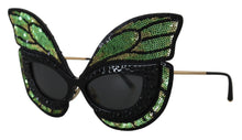 Load image into Gallery viewer, Dolce &amp; Gabbana Exquisite Sequined Butterfly Sunglasses
