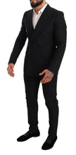 Load image into Gallery viewer, Dolce &amp; Gabbana Elegant Black Two-Piece Wool Suit
