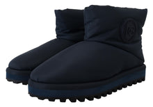 Load image into Gallery viewer, Dolce &amp; Gabbana Elegant Ankle Height Blue Boots for Sophisticated Style
