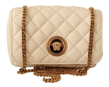 Load image into Gallery viewer, Versace Chic Nappa Leather Crossbody in Purity White
