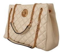 Load image into Gallery viewer, Versace Elegant Quilted Nappa Leather Tote
