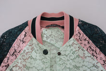 Load image into Gallery viewer, Dolce &amp; Gabbana Elegant Floral Lace Bomber Jacket
