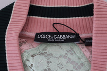 Load image into Gallery viewer, Dolce &amp; Gabbana Elegant Floral Lace Bomber Jacket
