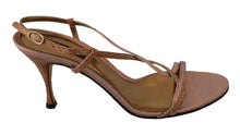 Load image into Gallery viewer, Dolce &amp; Gabbana Chic Ankle Strap Sandals in Pink and Brown
