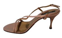 Load image into Gallery viewer, Dolce &amp; Gabbana Chic Ankle Strap Sandals in Pink and Brown
