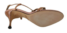 Load image into Gallery viewer, Dolce &amp; Gabbana Chic Ankle Strap Sandals in Pink and Brown
