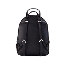 Load image into Gallery viewer, Michael Kors Jaycee Mini XS Black Pebbled Leather Zip Pocket Backpack Bag
