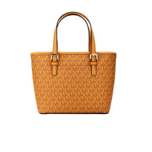 Load image into Gallery viewer, Michael Kors Jet Set Cider PVC Leather XS Carryall Top Zip Tote Bag Purse
