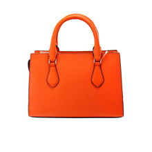 Load image into Gallery viewer, Michael Kors Sheila Small Poppy Vegan Leather Center Zip Satchel Purse Bag
