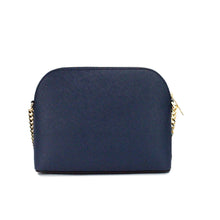 Load image into Gallery viewer, Michael Kors Jet Set Navy Medium X Dome Leather Crossbody Bag Purse
