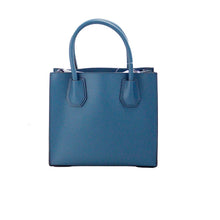 Load image into Gallery viewer, Michael Kors Mercer Medium Teal Pebble Leather Messenger Crossbody Bag
