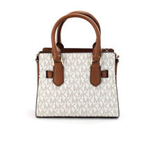 Load image into Gallery viewer, Michael Kors Hamilton XS Small Vanilla PVC Leather Satchel Crossbody Bag Purse
