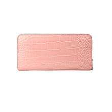 Load image into Gallery viewer, Michael Kors Jet Set Large Pink Animal Print Leather Continental Wrist Wallet
