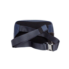 Load image into Gallery viewer, Michael Kors Cooper Small Navy Blue Smooth Leather Double Zip Belt Bag
