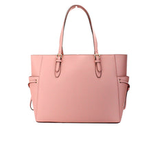 Load image into Gallery viewer, Michael Kors Gilly Large Primrose Leather Drawstring Travel Tote Bag Purse
