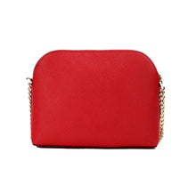 Load image into Gallery viewer, Michael Kors Jet Set Bright Red Medium X Dome PVC Crossbody Bag Purse
