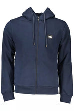 Load image into Gallery viewer, Cavalli Class Elegant Blue Hooded Zip Sweatshirt
