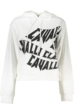 Load image into Gallery viewer, Cavalli Class Elegant White Hooded Sweatshirt
