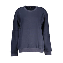 Load image into Gallery viewer, Cavalli Class Chic Blue Embroidered Fleece Sweatshirt
