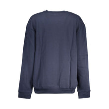 Load image into Gallery viewer, Cavalli Class Elegant Blue Fleece Crew Neck Sweatshirt
