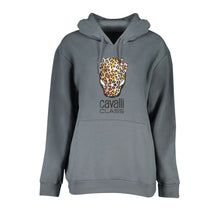 Load image into Gallery viewer, Cavalli Class Elegant Hooded Fleece Sweatshirt in Gray
