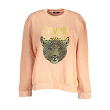 Load image into Gallery viewer, Cavalli Class Chic Pink Fleece Crew Neck Sweatshirt
