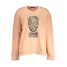 Load image into Gallery viewer, Cavalli Class Elegant Pink Fleece Crew Neck Sweater
