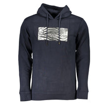 Load image into Gallery viewer, Cavalli Class Elegant Blue Hooded Sweatshirt - Cozy &amp; Stylish
