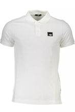 Load image into Gallery viewer, Cavalli Class Elegant White Cotton Polo with Logo Detail

