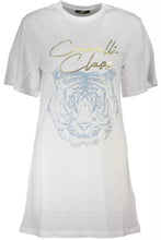 Load image into Gallery viewer, Cavalli Class Elegant White Cotton Tee with Iconic Print
