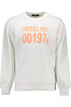 Load image into Gallery viewer, Diesel Crisp White Printed Cotton Sweatshirt

