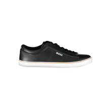 Load image into Gallery viewer, Hugo Boss Sleek Black Contrast Lace-Up Sneakers
