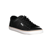 Load image into Gallery viewer, Hugo Boss Sleek Black Contrast Lace-Up Sneakers
