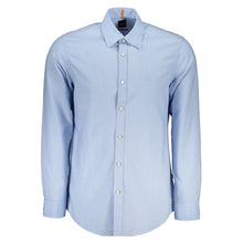 Load image into Gallery viewer, Hugo Boss Elegant Light Blue Button-Down Shirt
