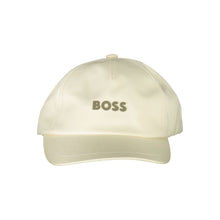 Load image into Gallery viewer, Hugo Boss Elegant Beige Cotton Visor with Iconic Embroidery
