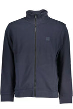 Load image into Gallery viewer, Hugo Boss Sleek Long-Sleeved Blue Sweatshirt with Logo Detail
