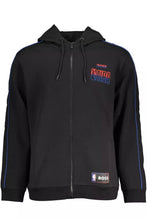 Load image into Gallery viewer, Hugo Boss Elegant Black Zippered Hoodie with Contrasting Accents
