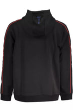 Load image into Gallery viewer, Hugo Boss Elegant Black Zippered Hoodie with Contrasting Accents
