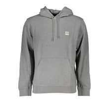 Load image into Gallery viewer, Hugo Boss Elegant Gray Hooded Sweatshirt
