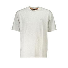 Load image into Gallery viewer, Hugo Boss Elegant Gray Crew Neck Logo Tee
