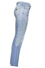 Load image into Gallery viewer, Just Cavalli Chic Light Blue Embroidered Denim
