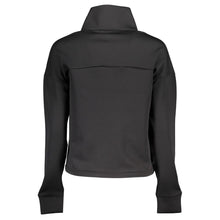 Load image into Gallery viewer, K-WAY Chic Zip-Up Long Sleeve Black Sweatshirt
