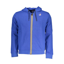 Load image into Gallery viewer, K-WAY Chic Blue Hooded Sweatshirt with Contrast Details
