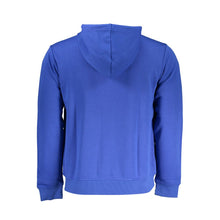 Load image into Gallery viewer, K-WAY Chic Blue Hooded Sweatshirt with Contrast Details
