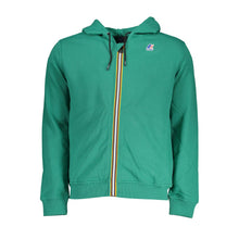 Load image into Gallery viewer, K-WAY Chic Green Hooded Zip Sweater
