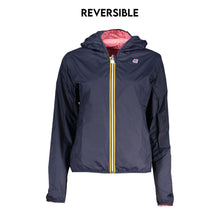 Load image into Gallery viewer, K-WAY Chic Reversible Hooded Blue Jacket
