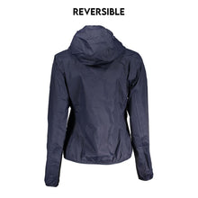 Load image into Gallery viewer, K-WAY Chic Reversible Hooded Blue Jacket
